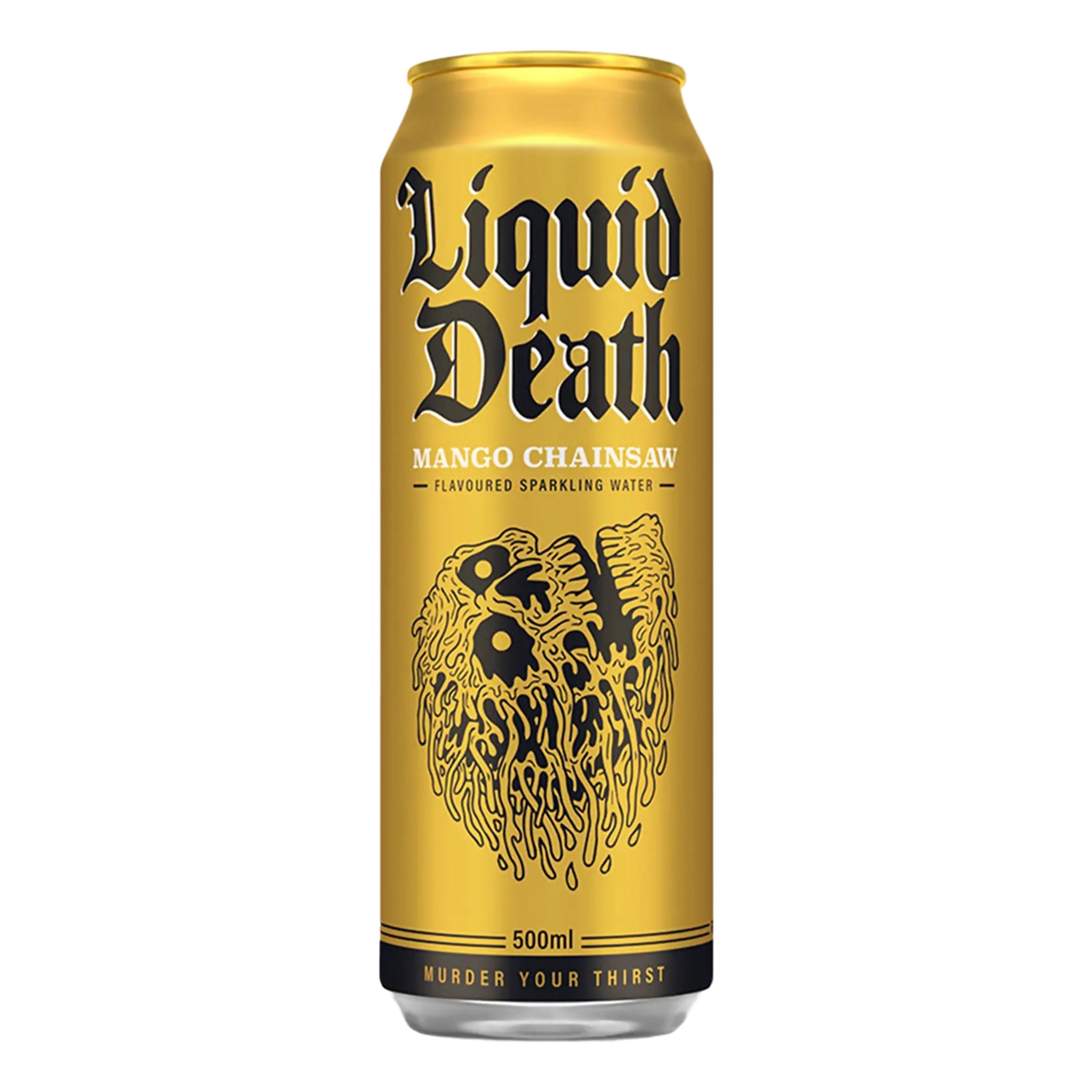 Liquid Death Sparkling Water Mango Chainsaw - 500 ml