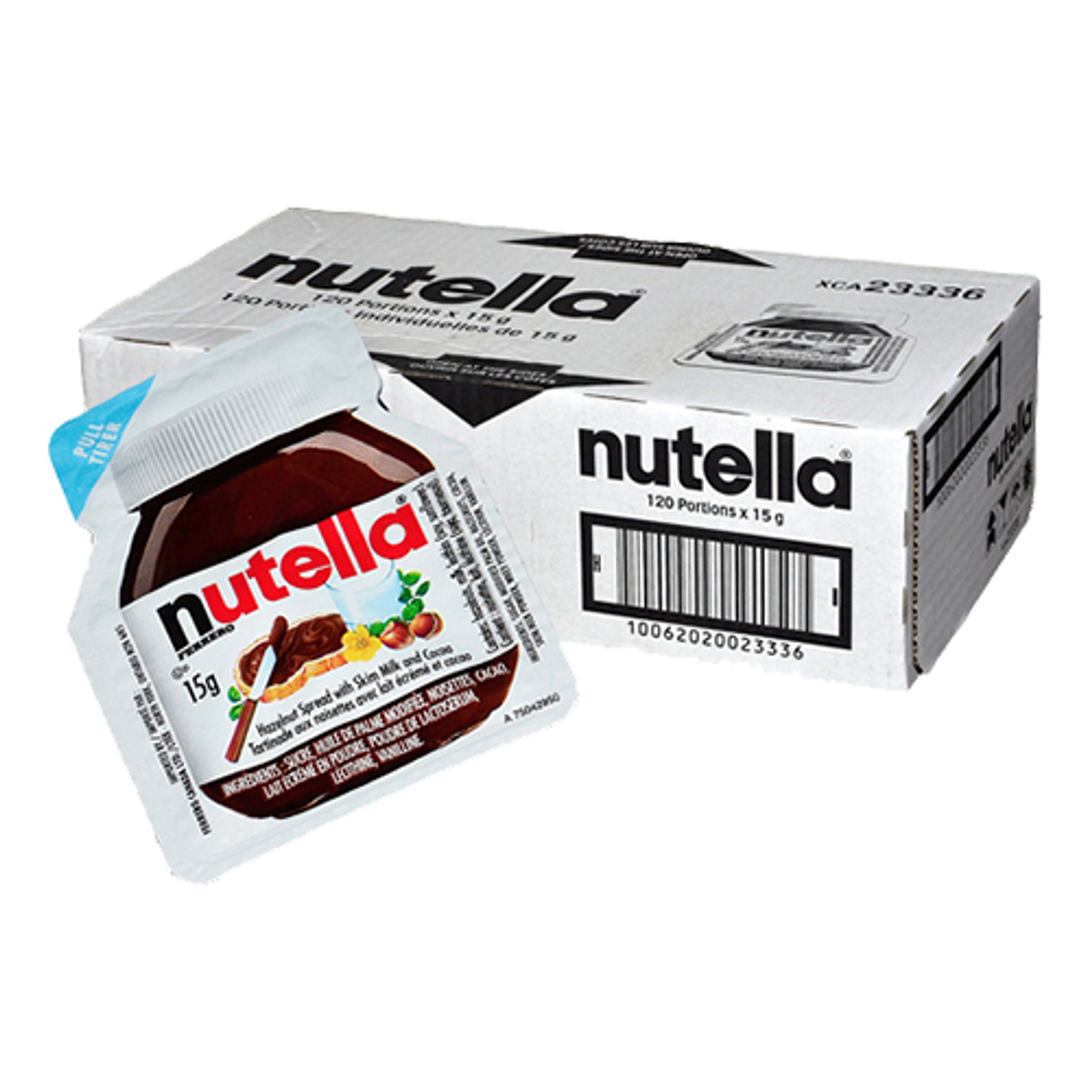 Nutella Portionsförpackning Storpack - 120-pack