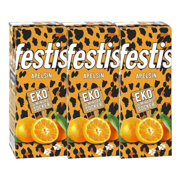 Tetrafestis Apelsin Ekologisk 3-pack - 3-pack