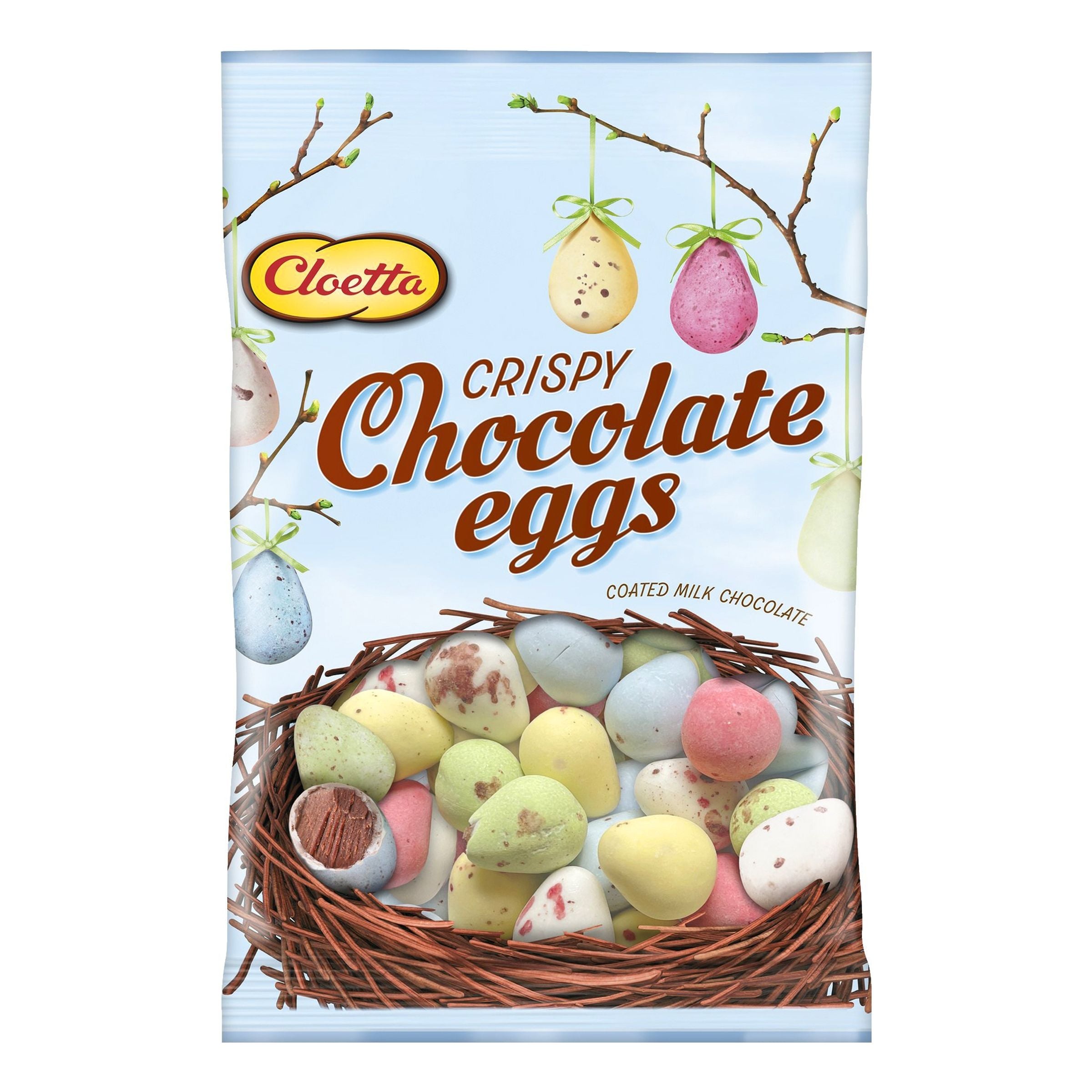 Cloetta Crispy Chocolate Eggs - 110 g