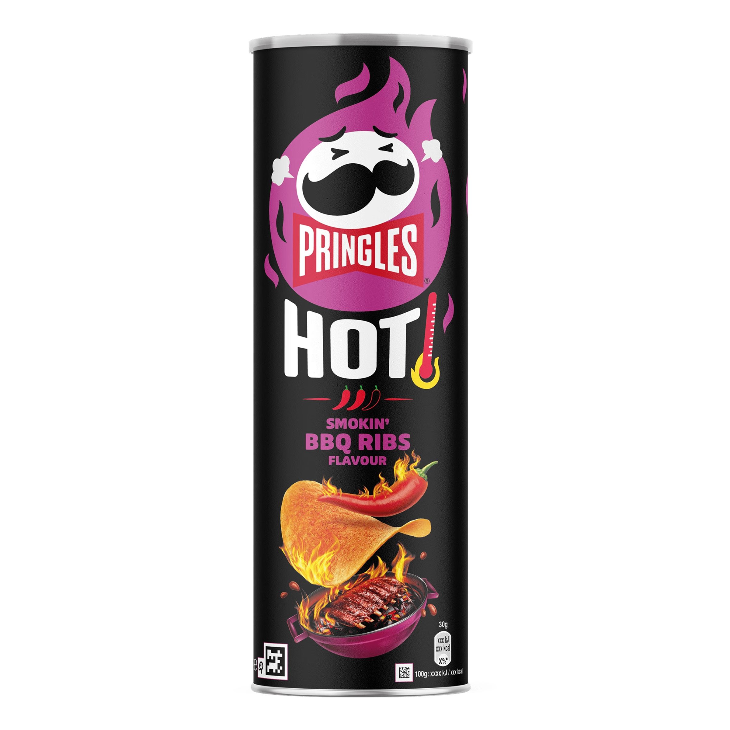 Pringles Hot Smokin BBQ Ribs - 160 g