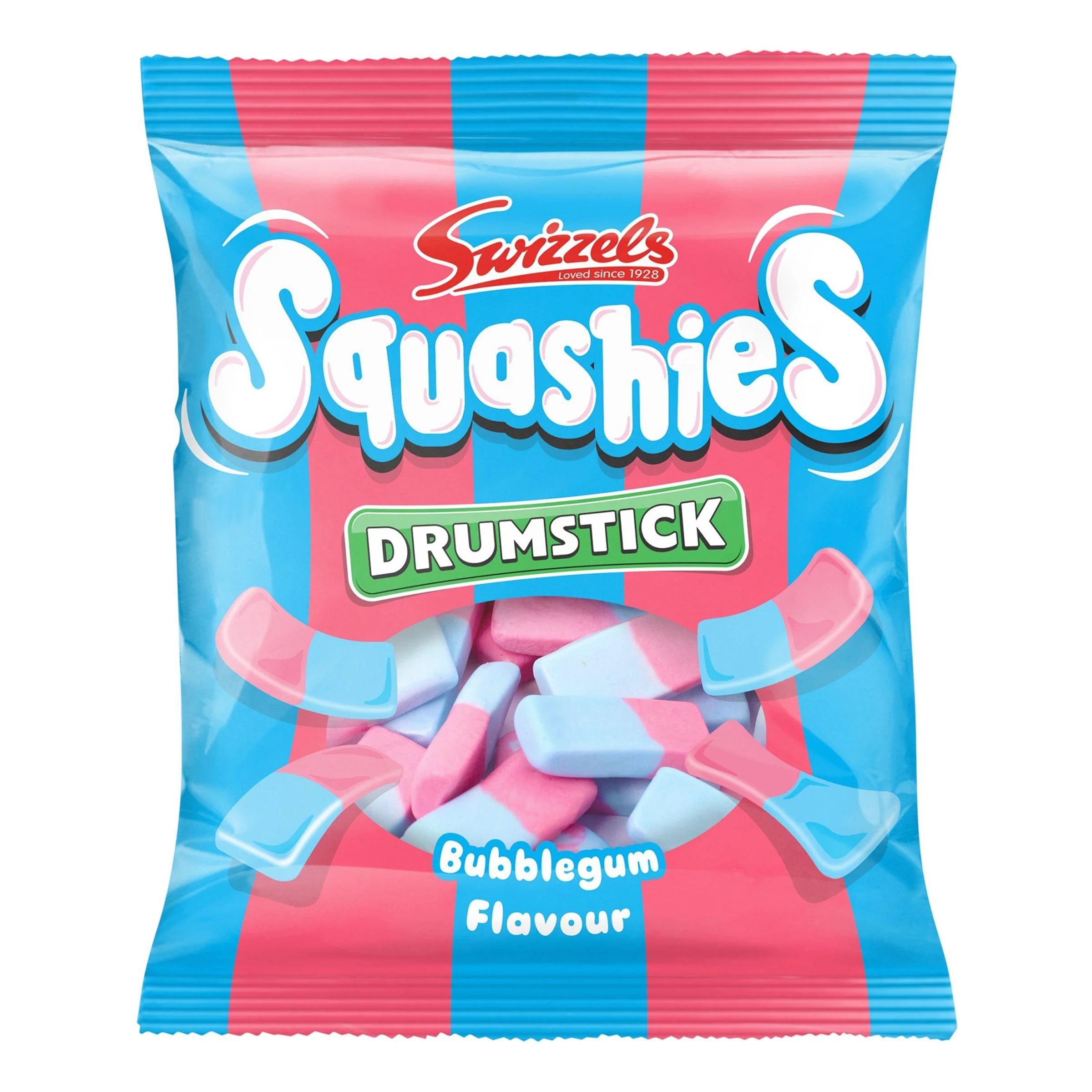 Swizzlers Squashies Drumstick Bubblegum - 140 g
