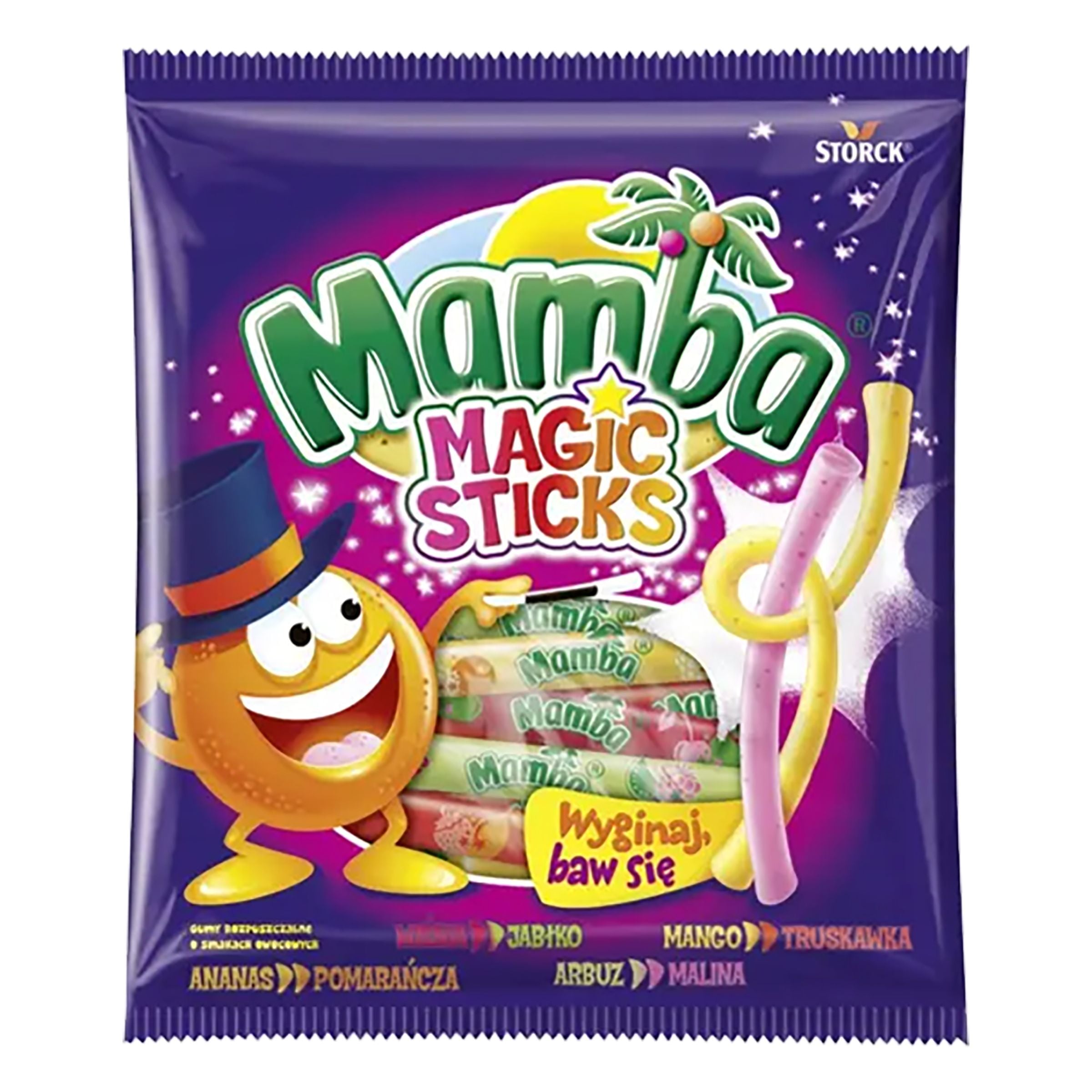 Mamba Magic Sticks Fruktkolor - 140 g