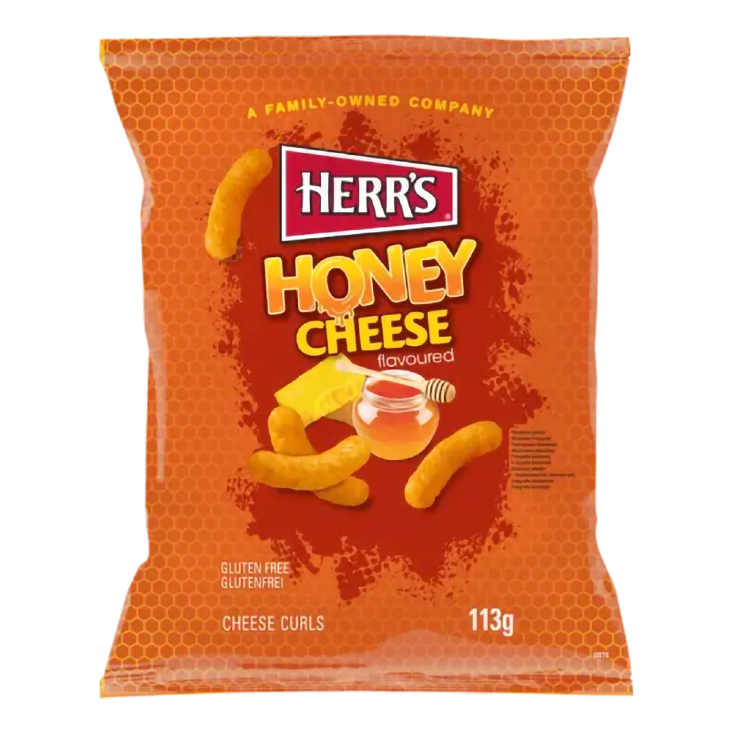 Herr's Honey Cheese Curls - 113 g
