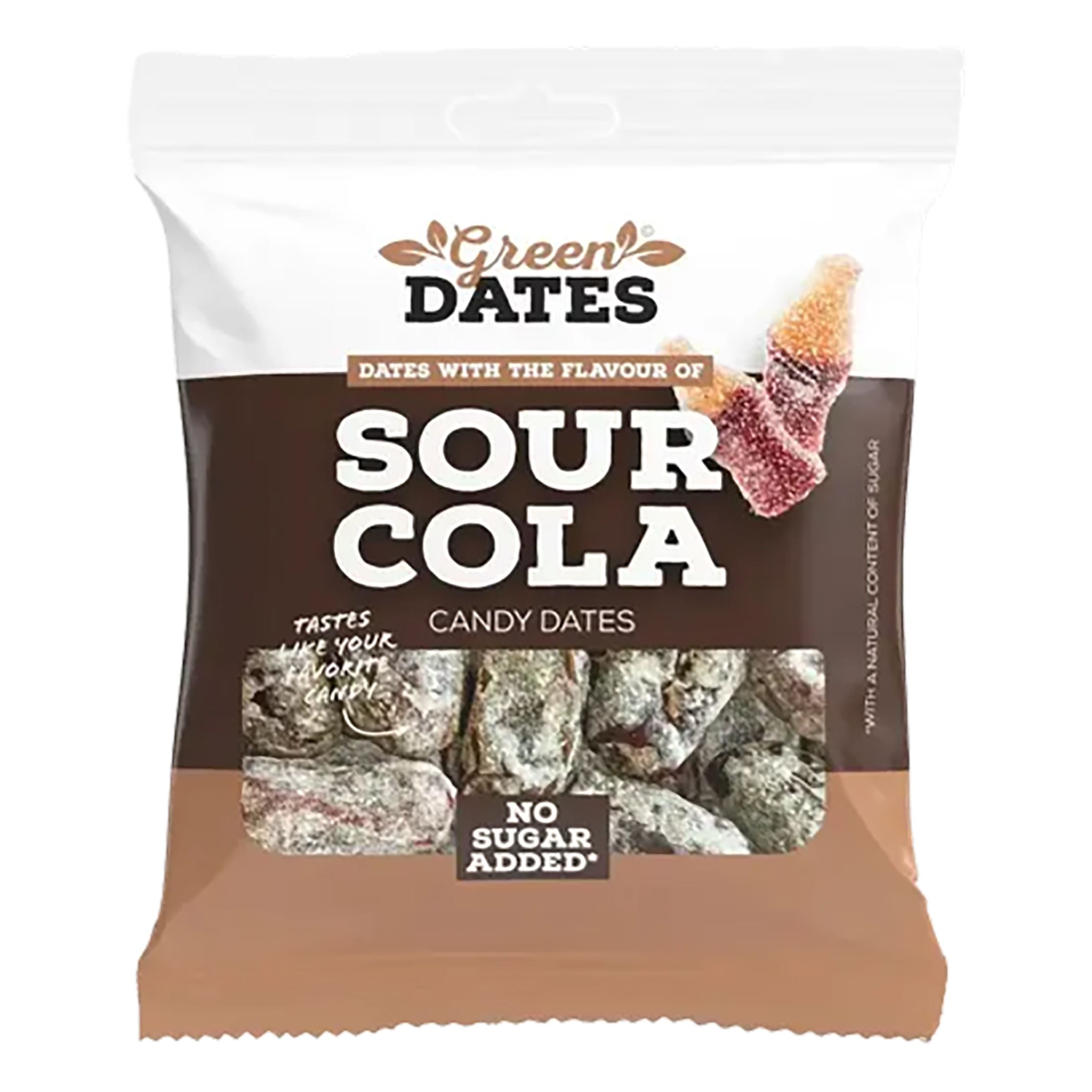 Green Dates Dadlar Sour Cola - 90 g