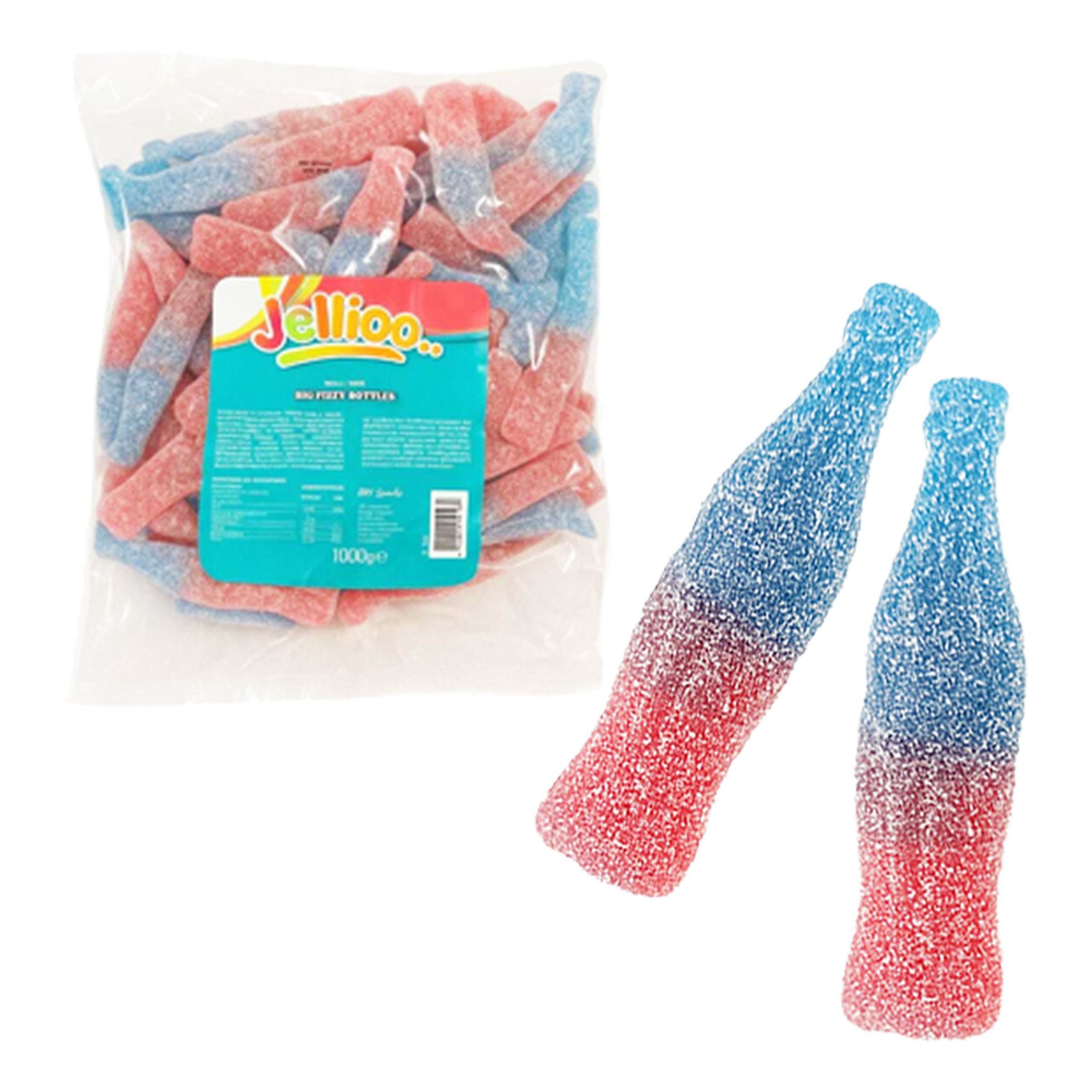 Jellioo Big Fizzy Bottle Storpack - 1 kg