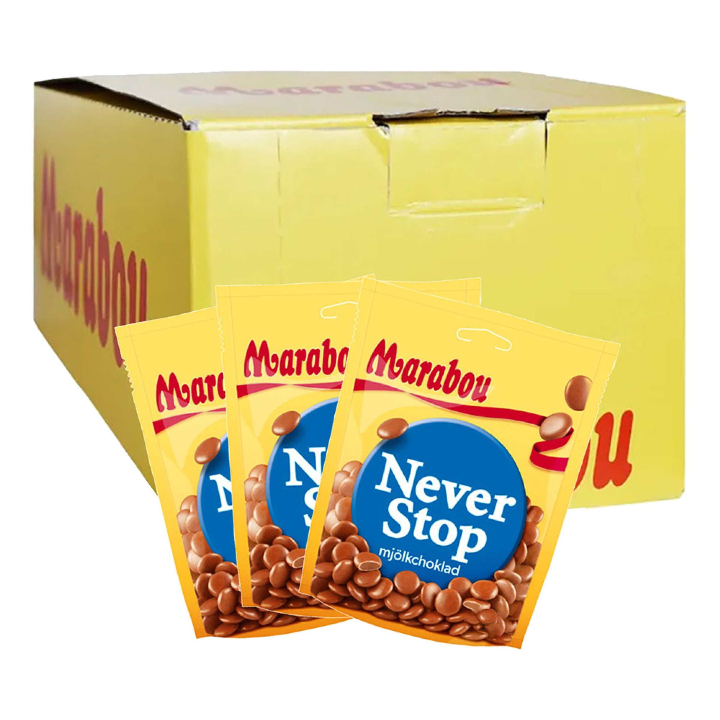 Marabou Never Stop Storpack - 15 x 150 g