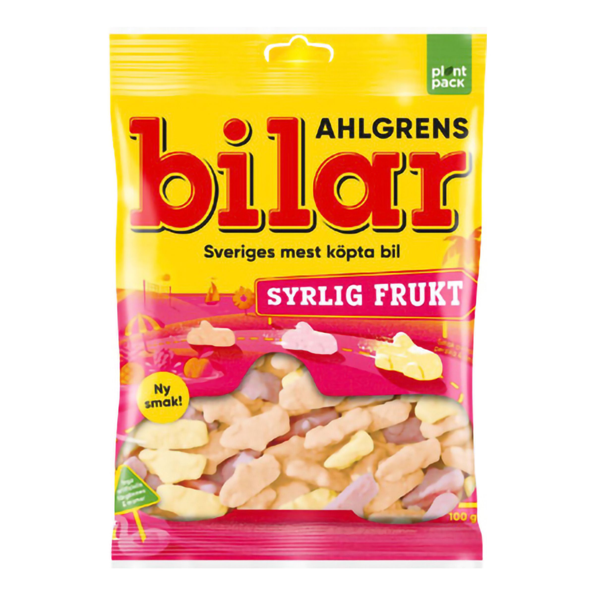 Ahlgrens Bilar Syrlig Frukt - 100 g