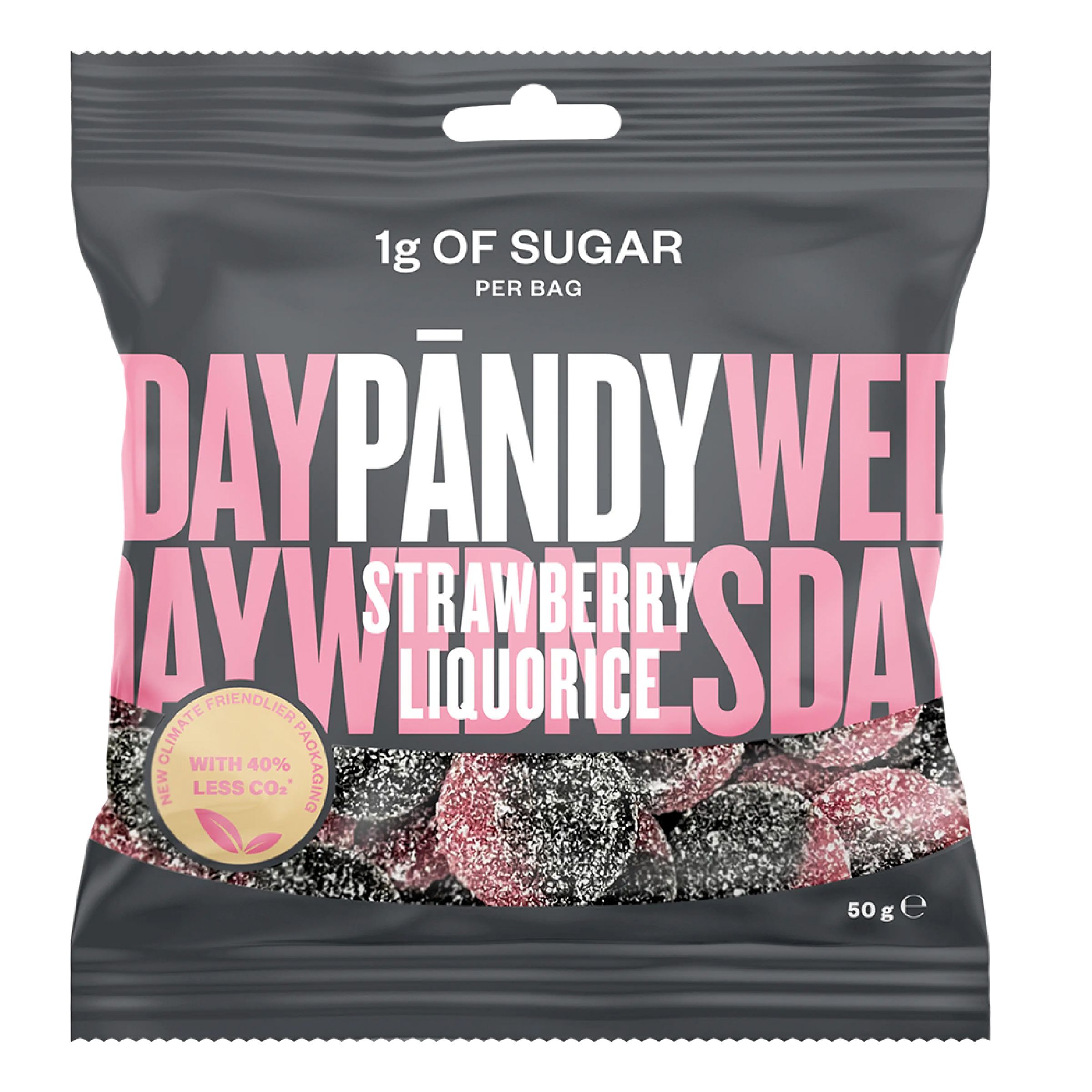 Pändy Strawberry Liquorice - 50 g