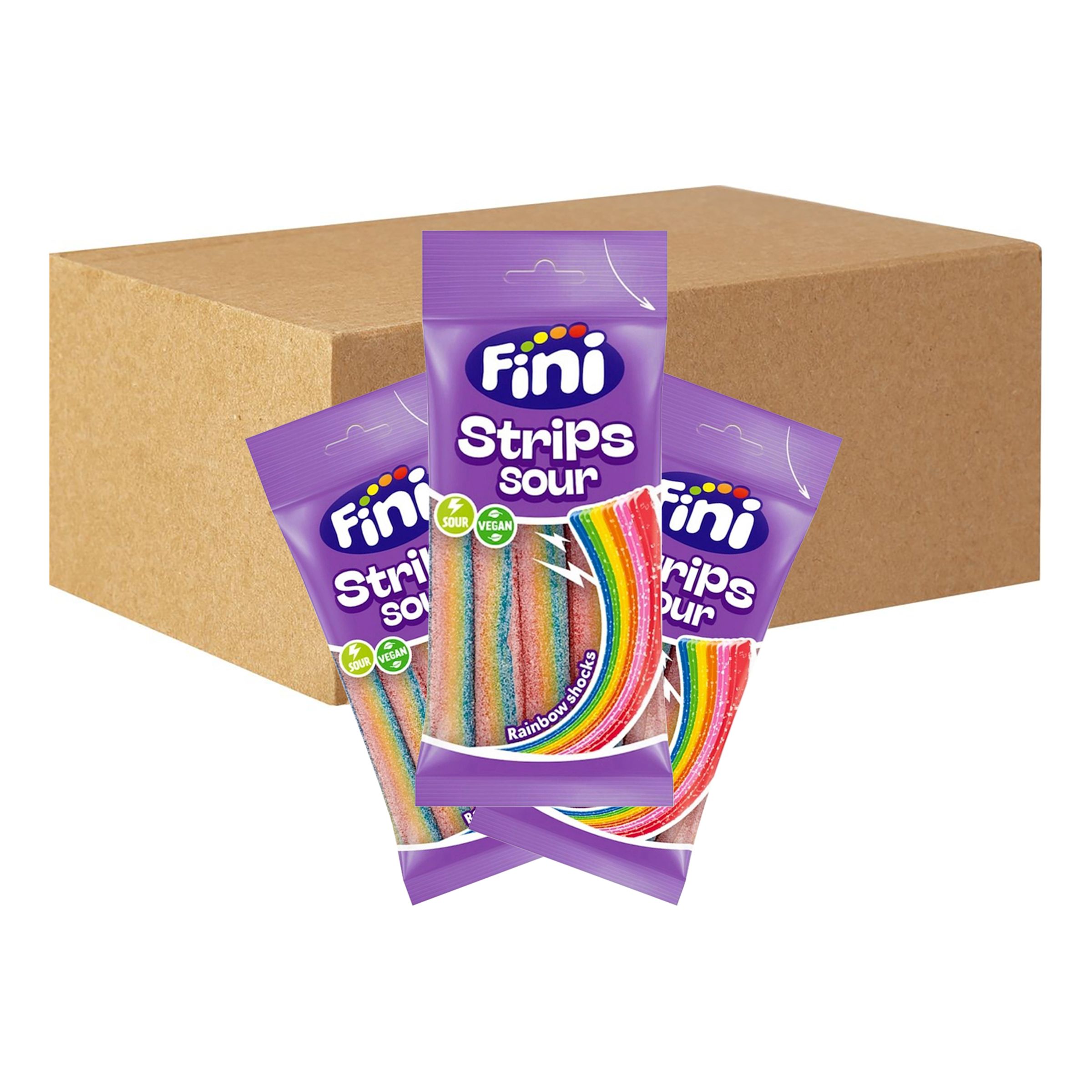 Fini Sura Regnbågsband Storpack - 12 x 75 g