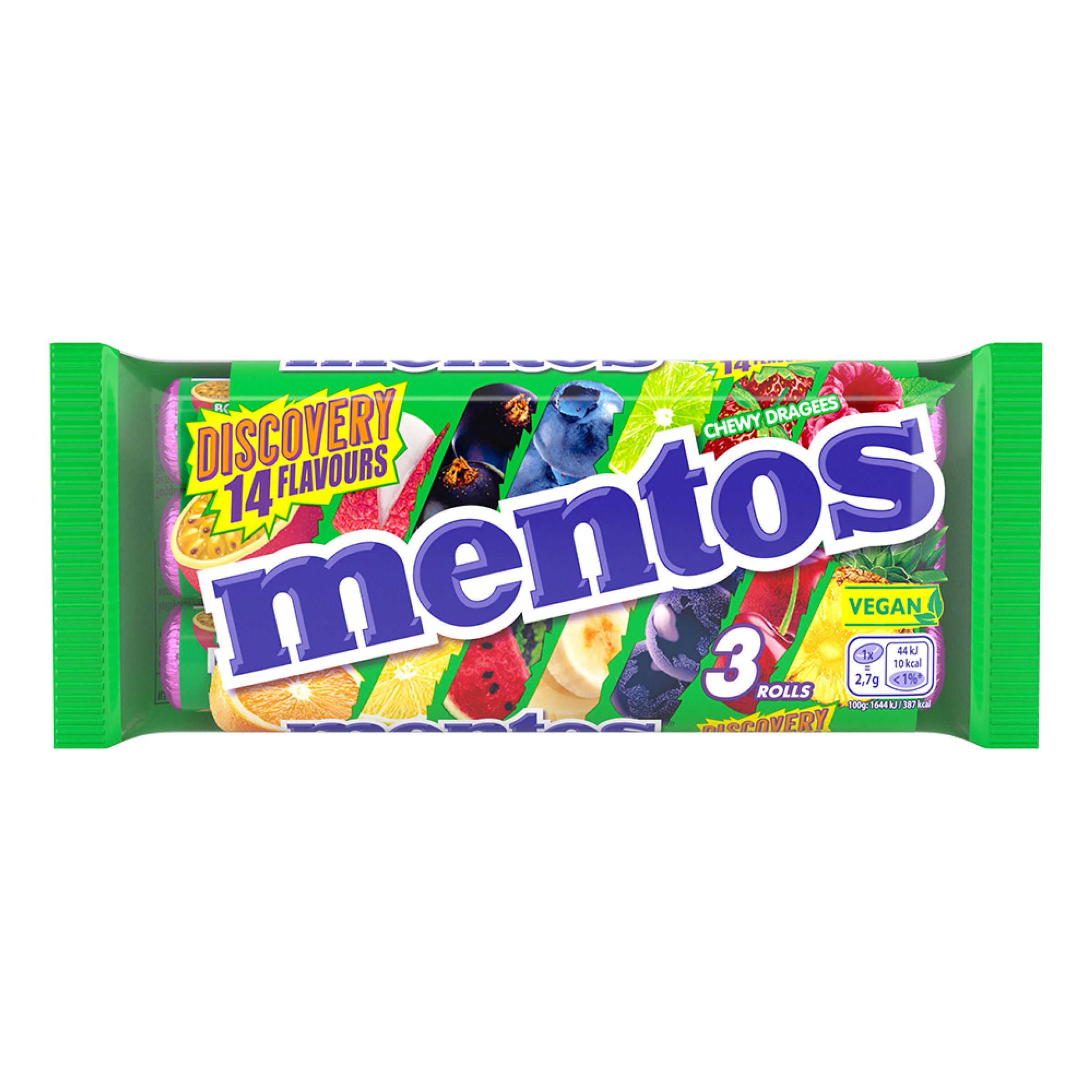 Mentos Discovery 3-pack - 112,5 g