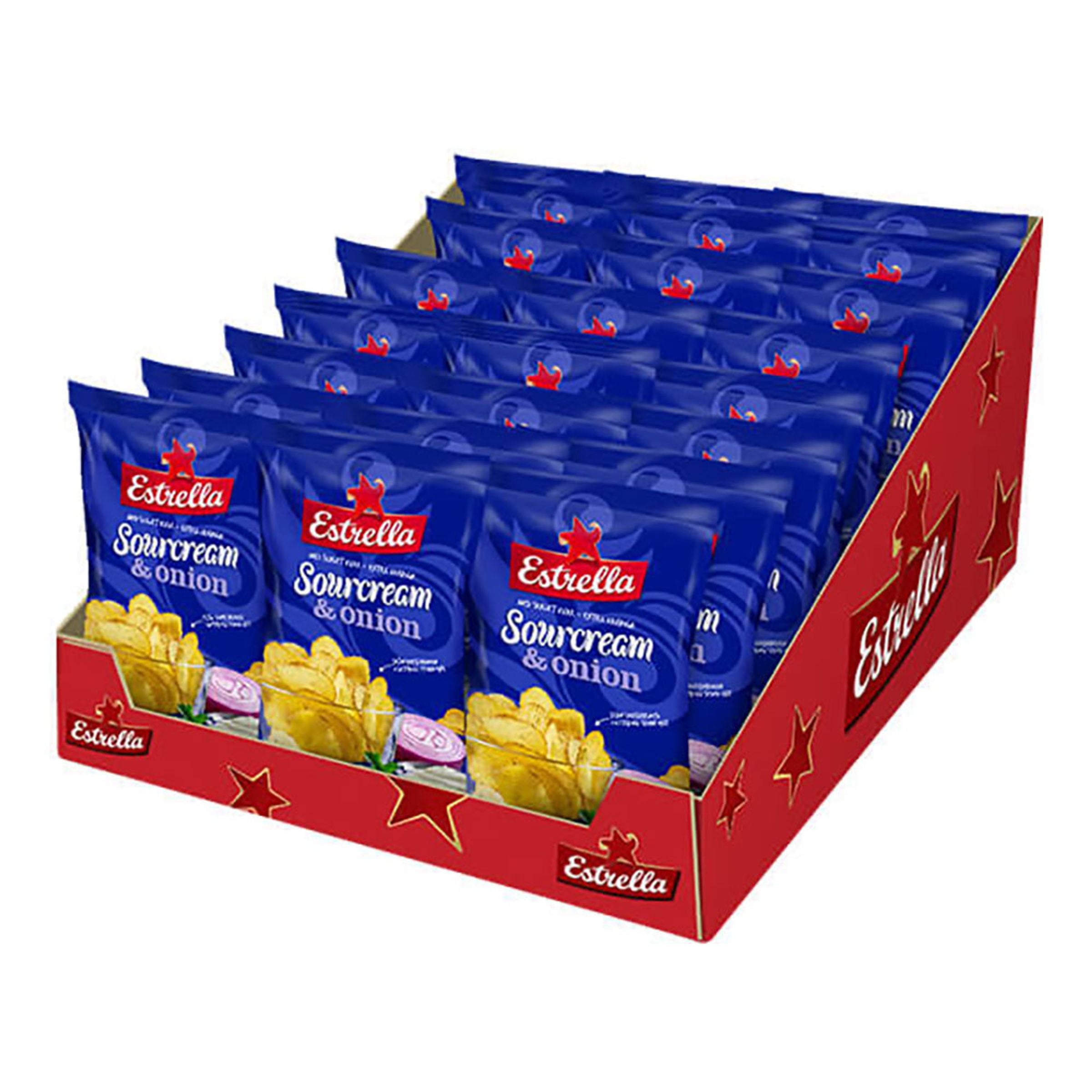 Estrella Sourcream & Onion Chips Storpack - 27 x 40 g