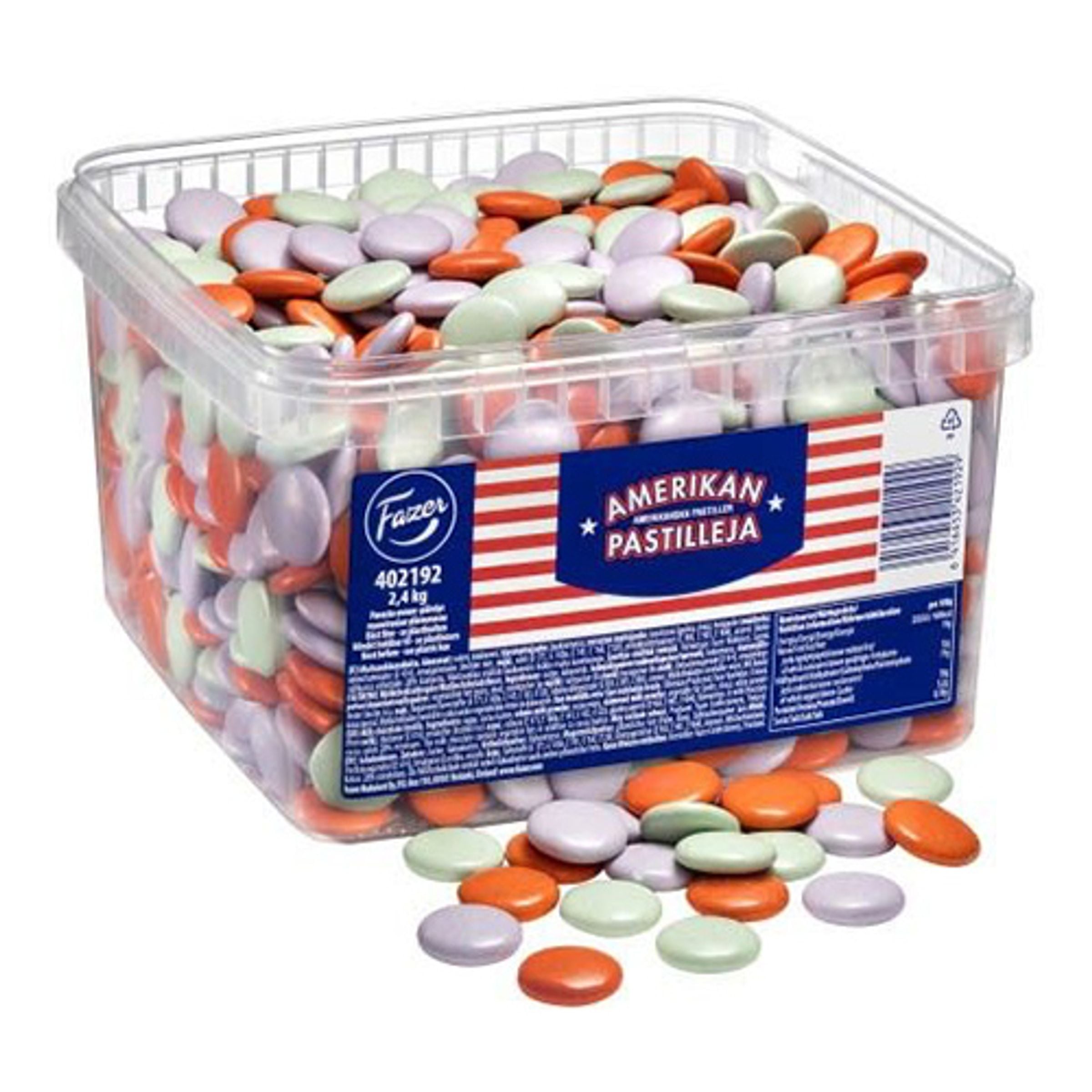 Amerikanska Pastiller Storpack - 2,4 kg