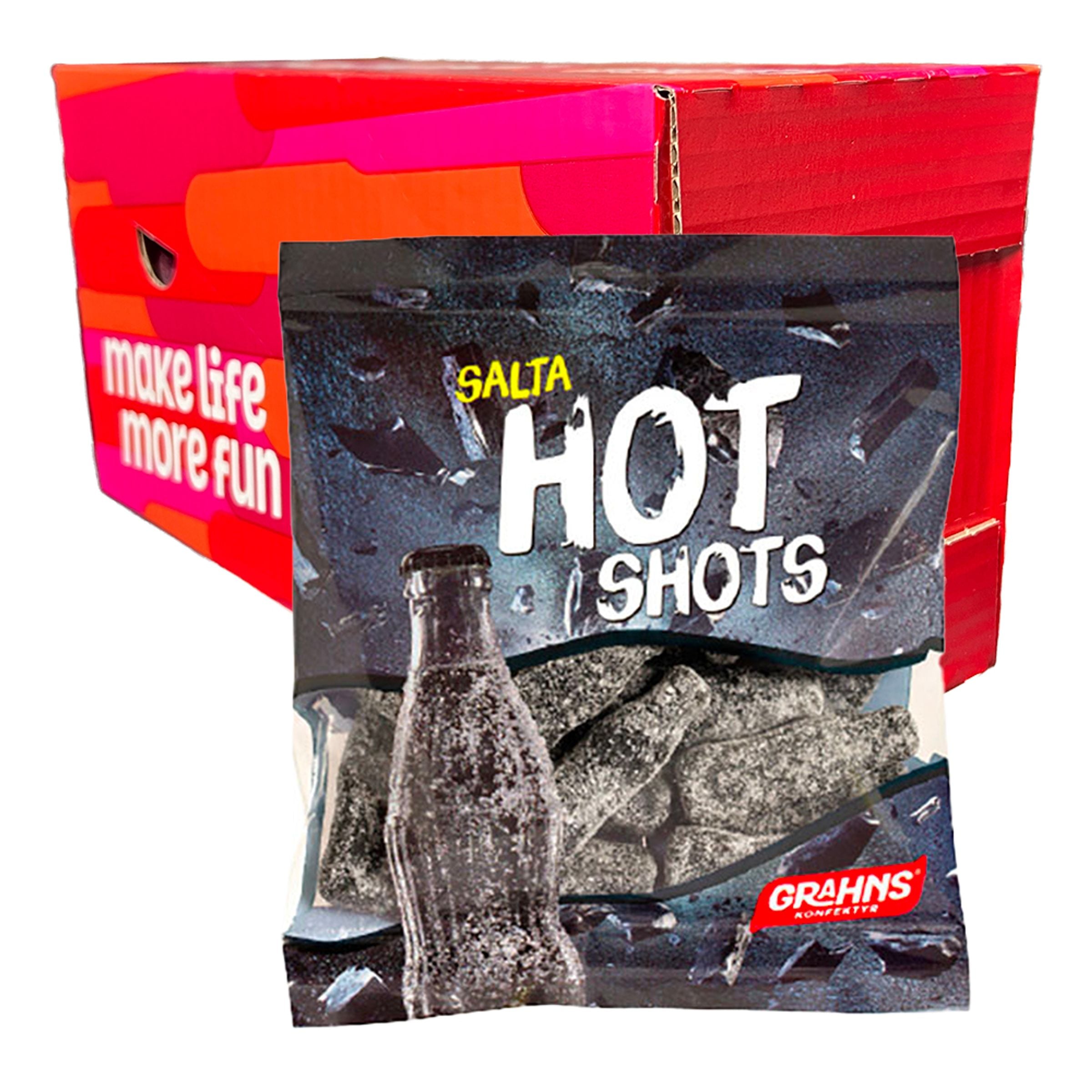 Grahns Salta Hotshots Godisflaskor Storpack - 14 x 80 g