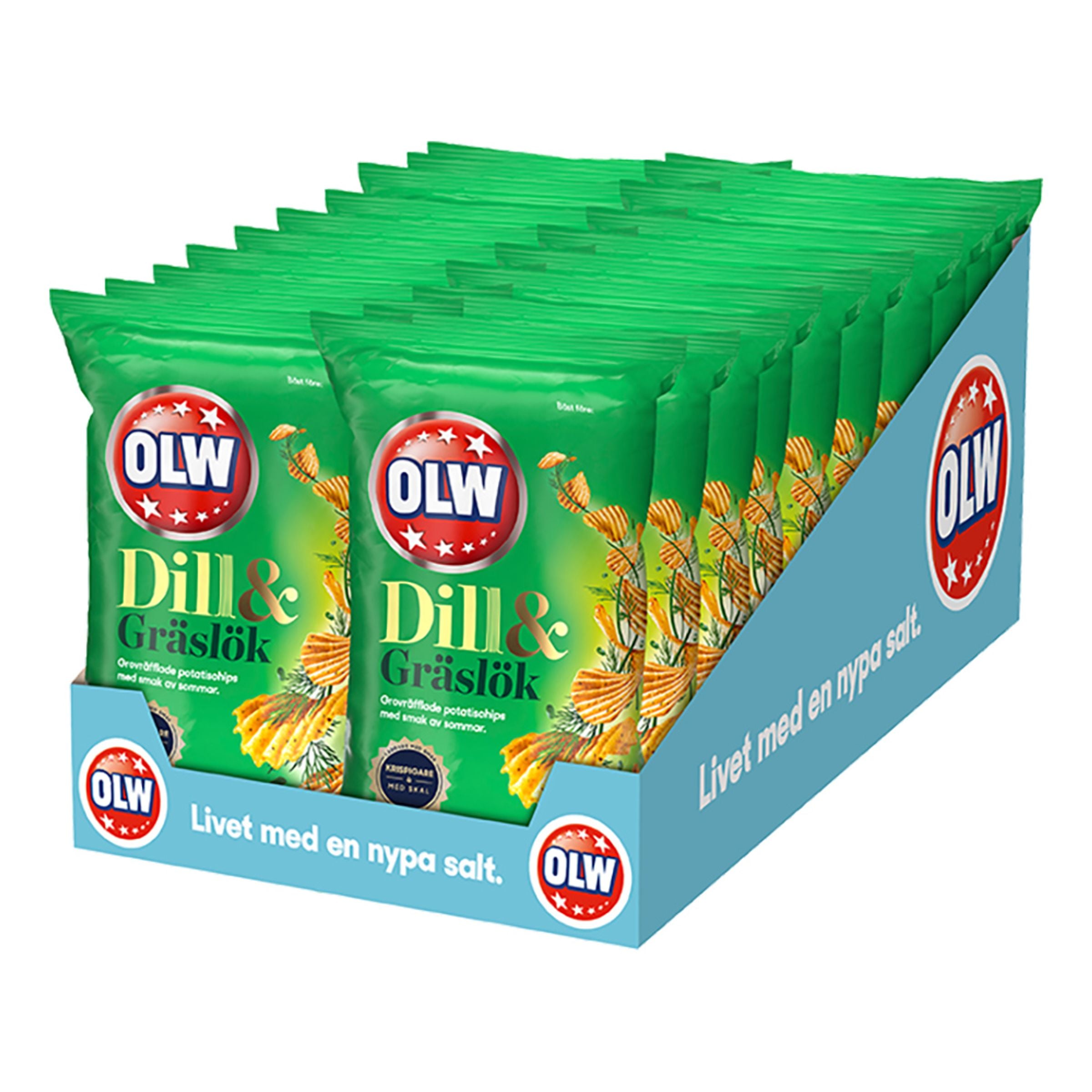 OLW Dill & Gräslök Mini Storpack - 20 x 40 g