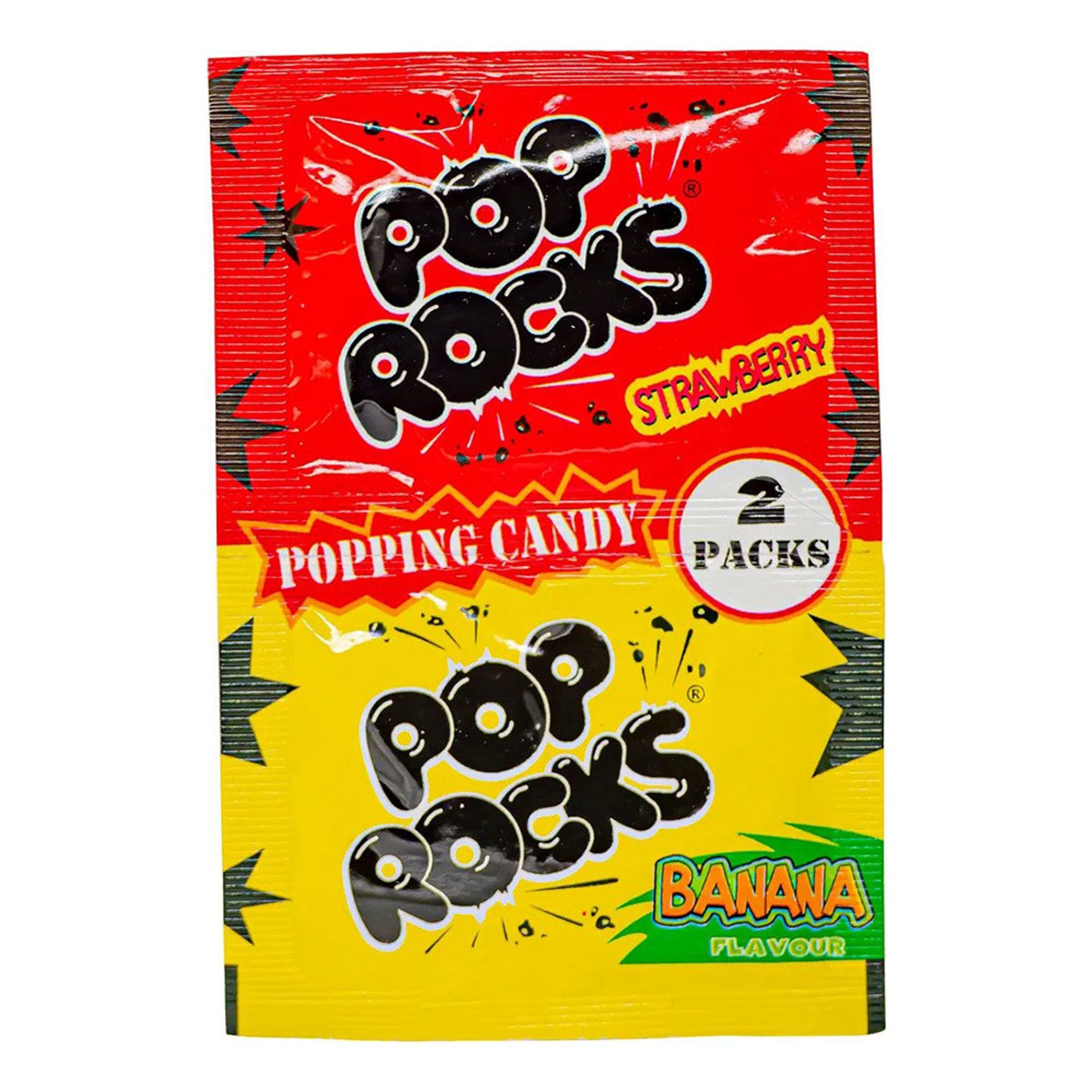 Pop Rocks Strawberry-Banana Storpack - 48 x 6 g