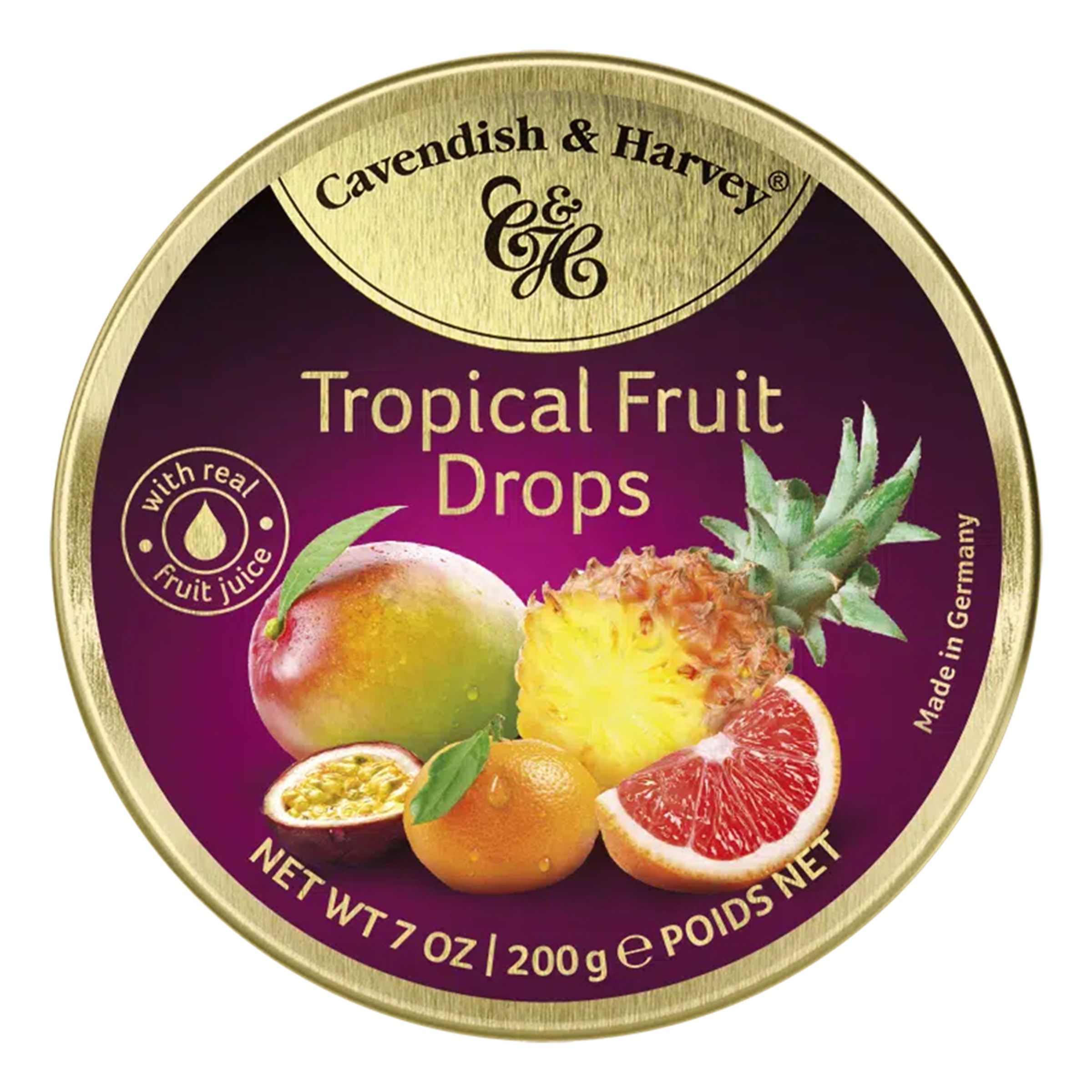 Cavendish Tropical Fruit Drops - 200 g