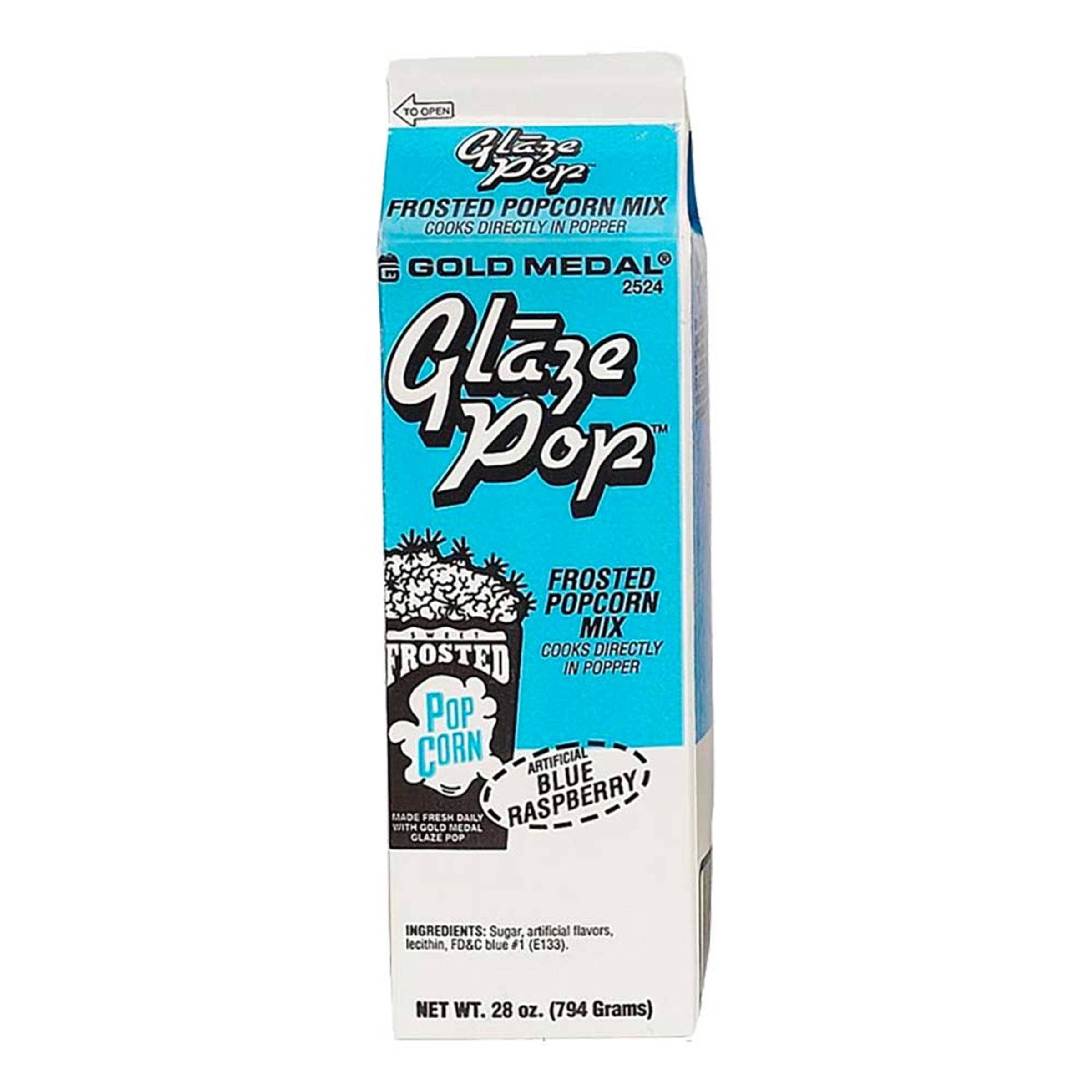 Glaze Pop Popcornglaze - Blå Hallon x 794 g