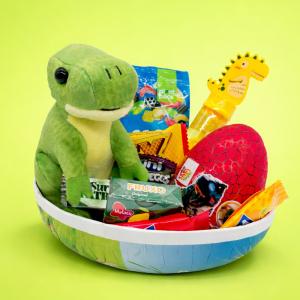 *FÖRBOKAS* Påskägg Dino med gosedjur, skoj och godis